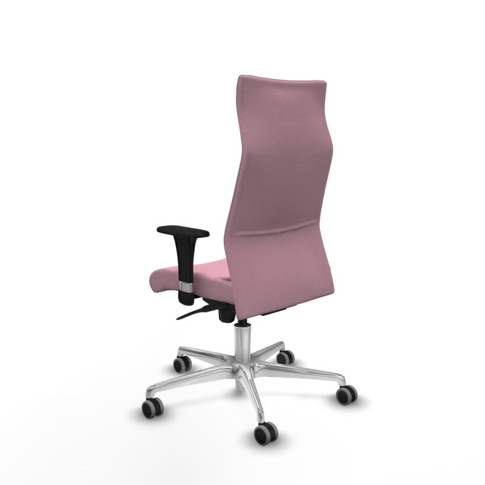 PIQUERAS Y CRESPO Sillón Albacete Rosa con Mecanismo Sincro y Base de Aluminio PIQUERAS Y CRESPO Sillón Albacete Rosa con Mecanismo Sincro y Base de Aluminio