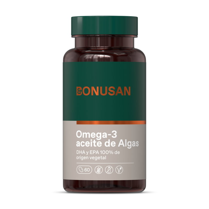 BONUSAN Aceite de Algas Omega 3 60 perlas BONUSAN Aceite de Algas Omega 3 60 perlas