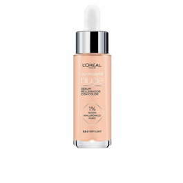 L'Oréal Paris Accord Parfait Nude Sérum con Color #0,5-2 - 30 ml, con Ácido Hialurónico, Unifica y Cuida la Piel, Acabado Natural