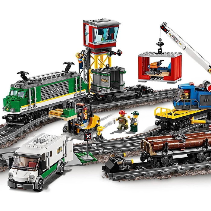 LEGO Tren de Mercancías 60198 Juego de Construcción, 1226 Piezas
