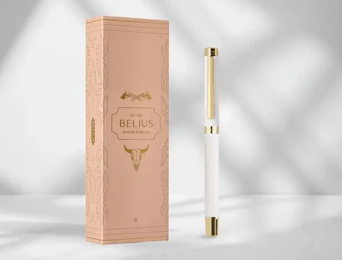 Belius Roller Wild West Aluminio Crema Dorado Tinta Negra Caja de Diseño