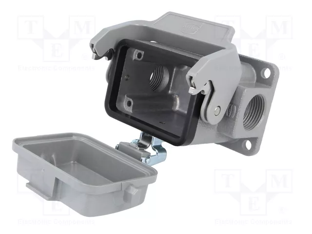 HARTING Carcasa para conectores HDC Han® B tamaño 6B con tapa