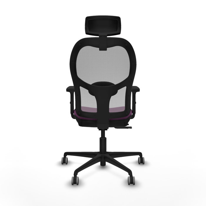 PIQUERAS Y CRESPO Silla de oficina Jorquera con mecanismo Sincro/Traslack, Morado y Gris PIQUERAS Y CRESPO Silla de oficina Jorquera con mecanismo Sincro/Traslack, Morado y Gris