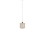 DKD Home Decor Lámpara de Techo Algodón y Mango Natural
