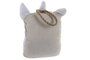 DKD Home Decor Sujetapuertas Kids Unicorn Rosa y Azul 100% Poliéster 8 x 21 x 16 cm (4 Unidades)
