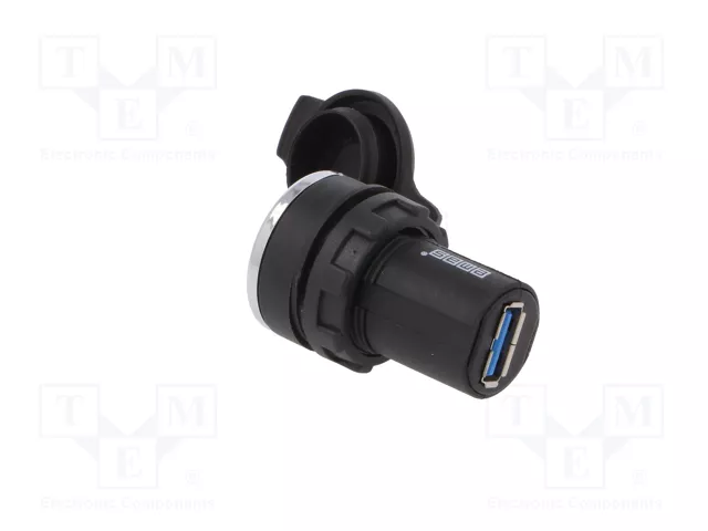 EMAS Conector Hembra USB 3.0 IP65 para Panel de 22mm