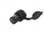 EMAS Conector Hembra USB 3.0 IP65 para Panel de 22mm
