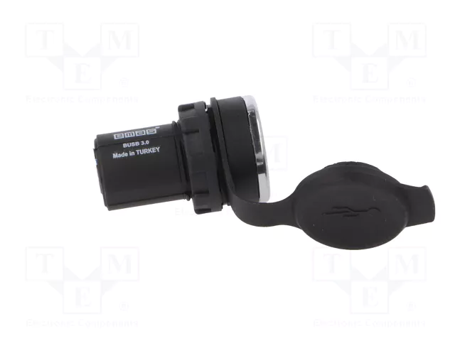 EMAS Conector Hembra USB 3.0 IP65 para Panel de 22mm