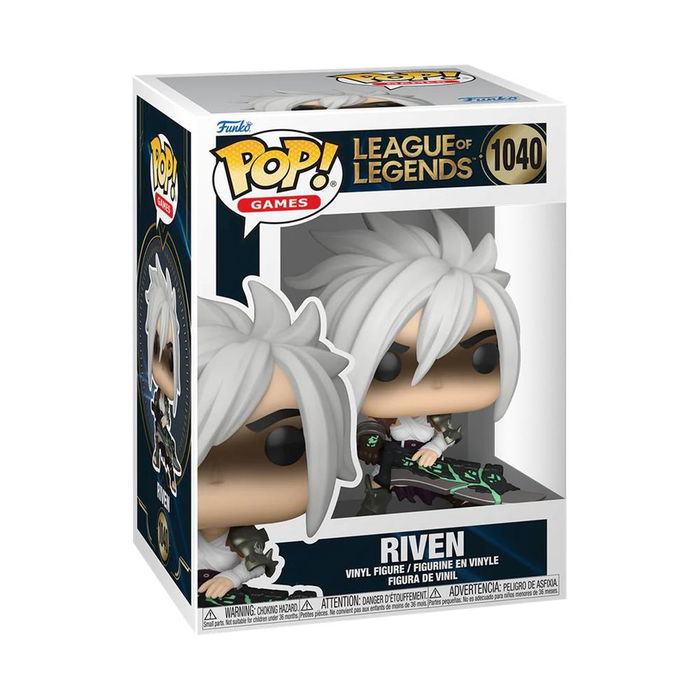 Funko Figura POP! Vinyl League of Legends: Riven con Espada - Aprox. 10.4 cm