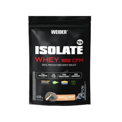 WEIDER Isolate Whey 100 CFM Cookies 420 g WEIDER Isolate Whey 100 CFM Cookies 420 g