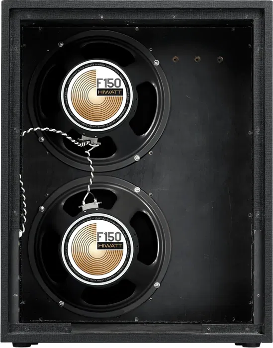 HIWATT Starfinder SF212V - Gabinete de Altavoces para Guitarra 2x12\" Vertical con Diseño WEM, Altavoces F150 y Construcción Robusta HIWATT Starfinder SF212V - Gabinete de Altavoces para Guitarra 2x12\" Vertical con Diseño WEM, Altavoces F150 y Construcción Robusta