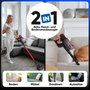 Proficare PC-BS 3136 Aspiradora Inalámbrica 2 en 1 Antracita / Rojo