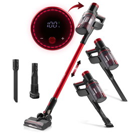 Proficare PC-BS 3136 Aspiradora Inalámbrica 2 en 1 Antracita / Rojo