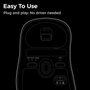 Zowie EC2-DW Ratón de Juego Ergonómico para Mano Derecha Negro