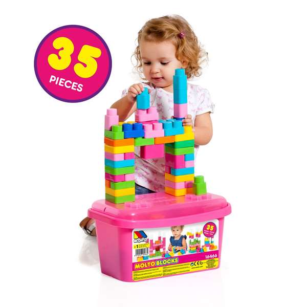 Molto Caja Bloques de Construccion 35 Piezas