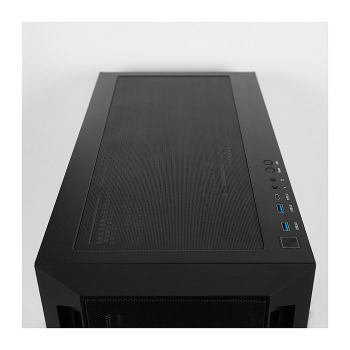 Chieftec Computer APEX Series GA-01B-M-OP Caja PC ATX Midi Tower Gamer Negro con Vidrio Templado y 3 Ventiladores ARGB