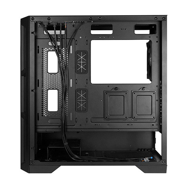 Chieftec Computer APEX Series GA-01B-M-OP Caja PC ATX Midi Tower Gamer Negro con Vidrio Templado y 3 Ventiladores ARGB