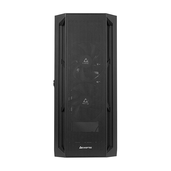 Chieftec Computer APEX Series GA-01B-M-OP Caja PC ATX Midi Tower Gamer Negro con Vidrio Templado y 3 Ventiladores ARGB