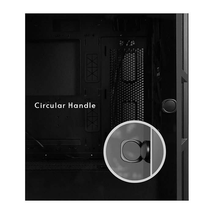 Chieftec Computer APEX Series GA-01B-M-OP Caja PC ATX Midi Tower Gamer Negro con Vidrio Templado y 3 Ventiladores ARGB