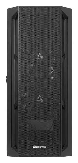 Chieftec Apex Air GA-01B-M-OP Caja Torre ATX Negra, SPCC y Vidrio Templado, 7 Ventiladores PWM