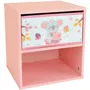 Fun House CALLY MIMI KOALA Mesita de Noche Infantil con Cajón, Blanco/Gris, 36 x 33 x 30 cm