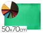 Liderpapel Goma eva con purpurina biodegradable verde 50x70cm 2 mm