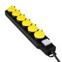 LogiLink Regleta de enchufes 6 tomas CEE 7/3 con interruptor para exteriores