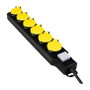 LogiLink Regleta de 6 tomas CEE 7/3 con interruptor para exteriores
