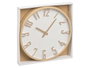 GIFTDECOR Reloj de pared con números en relieve efecto madera 40cm