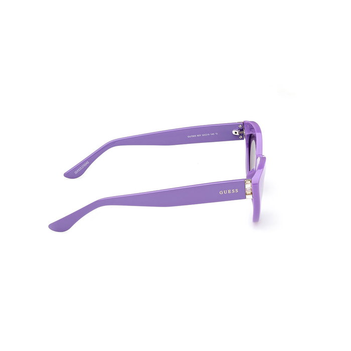 GUESS Gafas de Sol GU7905 80Y Cat-eye para Mujer - Montura Lila, Cristales Violeta, 52 mm, Patilla 145 mm