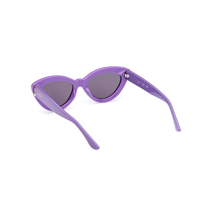 GUESS Gafas de Sol GU7905 80Y Cat-eye para Mujer - Montura Lila, Cristales Violeta, 52 mm, Patilla 145 mm