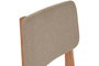 DKD Home Decor Silla de Mango y Poliéster Natural