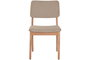 DKD Home Decor Silla de Mango y Poliéster Natural