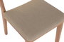 DKD Home Decor Silla de Mango y Poliéster Natural