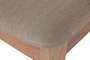 DKD Home Decor Silla de Mango y Poliéster Natural