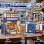 Maqueta Model Kit Miniature House Beika-cho Convenience Store 22 x 15 cm
