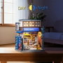Maqueta Model Kit Miniature House Beika-cho Convenience Store 22 x 15 cm