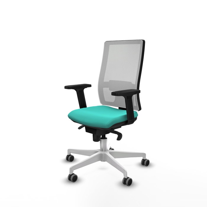 PIQUERAS Y CRESPO Silla de oficina Horna Turquesa y Blanco PIQUERAS Y CRESPO Silla de oficina Horna Turquesa y Blanco
