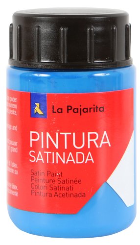 La Pajarita Témpera Escolar Satinada Azul Porcelana 35ml L-33