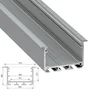 Perfil Aluminio INSO 2,02M Anodizado Plata