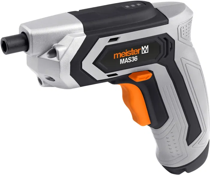 Meister Atornillador MAS36 a Batería de Iones de Litio 3.6V 2.0Ah, Par 5Nm 220rpm con LED - MEI4004646283823