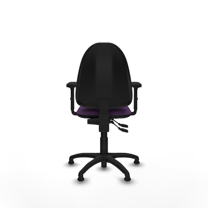 PIQUERAS Y CRESPO Silla de oficina Aýna Morada con Brazos 2D