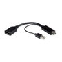 ROLINE Adaptador de Video HDMI + USB a DisplayPort 1.2a 12.03.3147