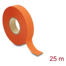 DeLOCK 22006 Cinta de tela naranja 25 m x 19 mm