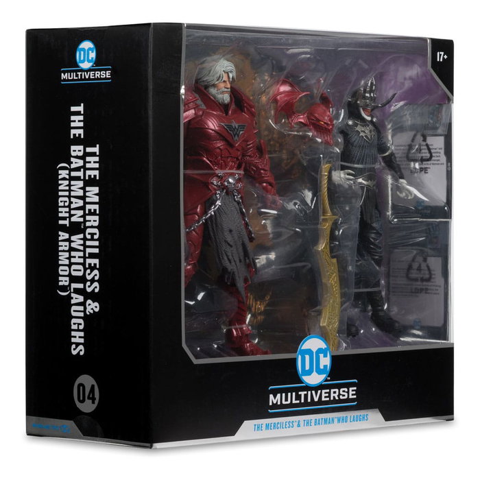DC Multiverse McFarlane Collector Edition Pack de 2 Figuras #04 Batman who laughs (Knight Armor) & Merciless (Dark Multiverse) 18 cm
