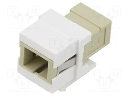 GOOBAY Acoplador de fibra óptica Keystone SC blanco