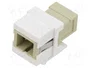 GOOBAY Acoplador de fibra óptica Keystone SC blanco