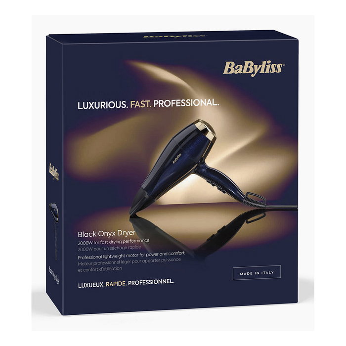 BaByliss 5911E Secador de Pelo Profesional Negro y Oro 2000W BaByliss 5911E Secador de Pelo Profesional Negro y Oro 2000W