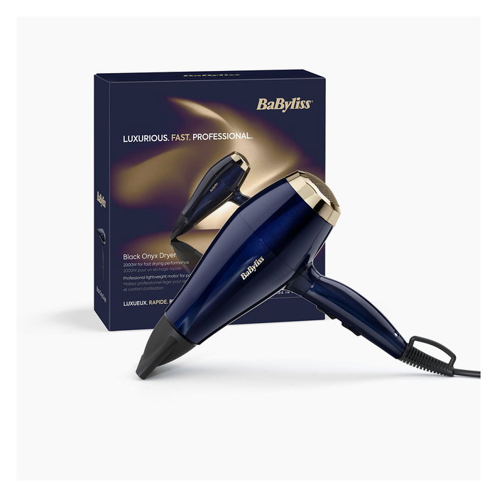 BaByliss 5911E Secador de Pelo Profesional Negro y Oro 2000W BaByliss 5911E Secador de Pelo Profesional Negro y Oro 2000W
