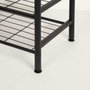 Max Home Perchero con baldas 60x40x175 cm de acero y melamina